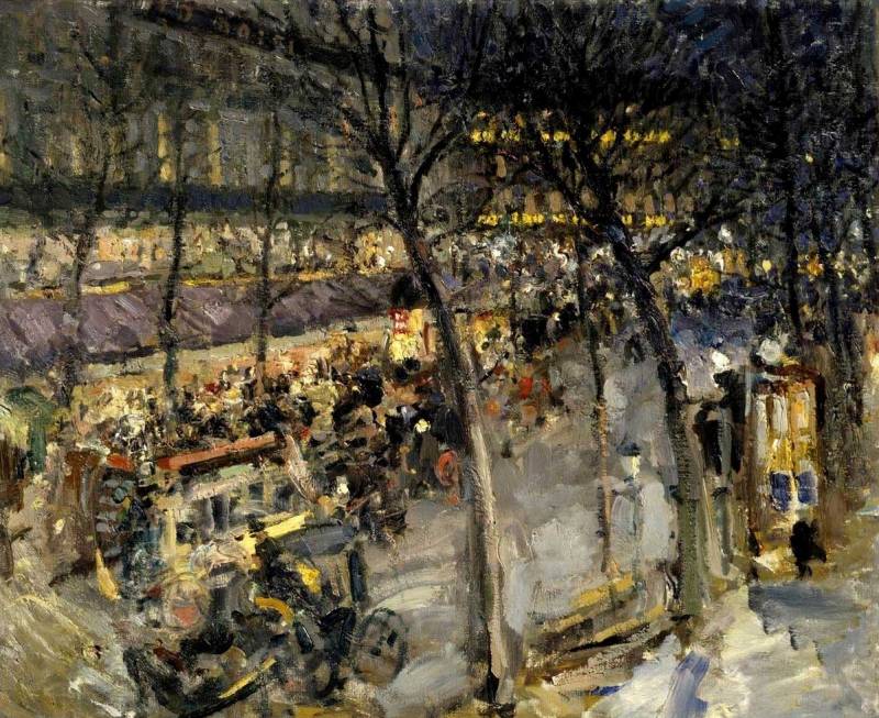 Константин Коровин "Кафе де ла Пэ", 1906