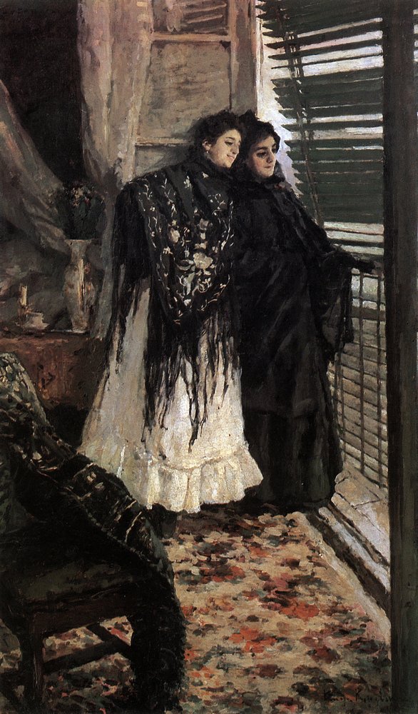 Константин Коровин "У балкона. "Испанки Леонора и Ампара", 1888-1889