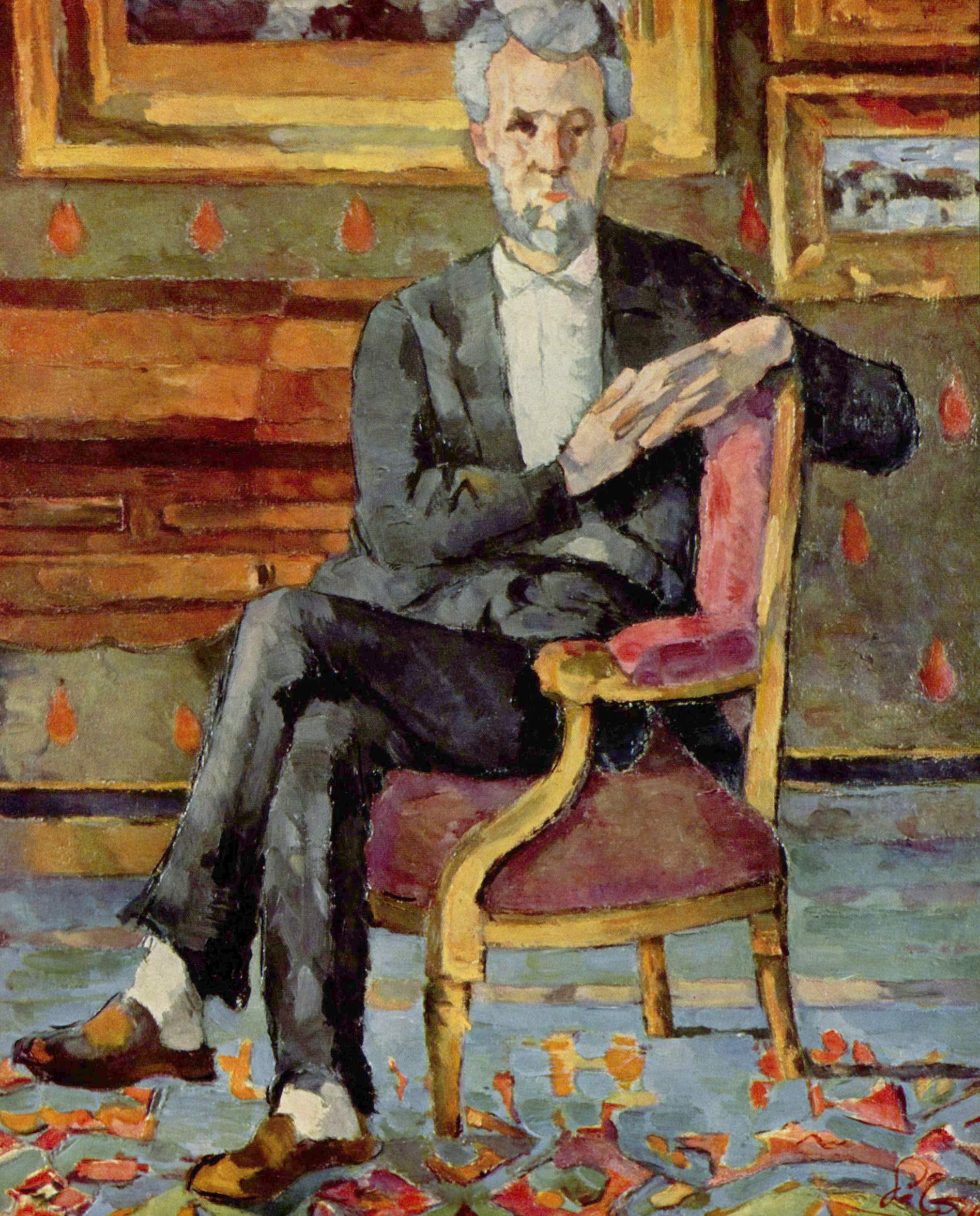 "Портрет Виктора Шоке", 1877