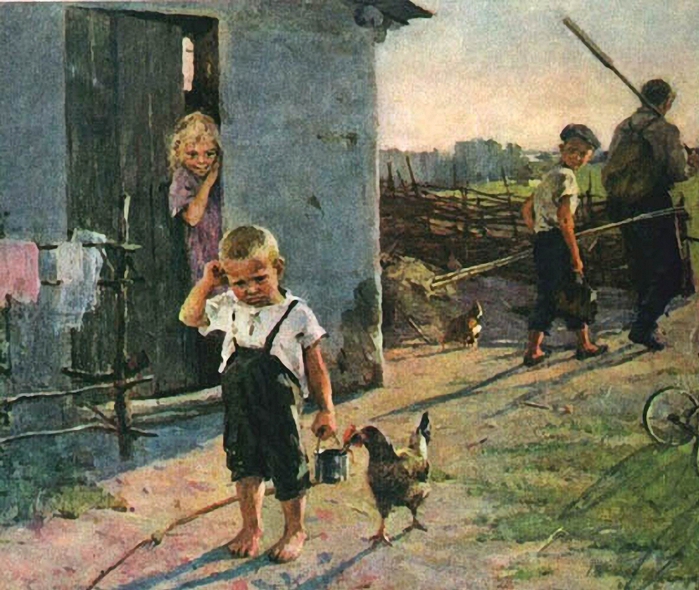 Ксения Успенская "Не взяли на рыбалку", 1955